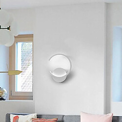 Acheter Stoex Applique Murale Led Moderne Applique Murale Minimaliste Lampe Murale Ronde Créative Pour Chambre À Coucher, Bar, Bureau, Étude, Blanc, Blanc Froid