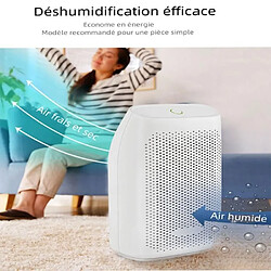 Déshumidificateur d'Air FIMEI - Modèle T8 - Réservoir d'Eau de 700ml - 300ml/jour - Pour Espace de 5 à 15m²