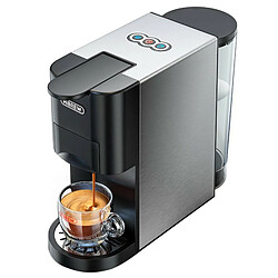 Machine à café HiBREW H3A 5 en 1, pression 19 bars, mode froid/chaud, réservoir d'eau 1000 ml, protection anti-séchage Machine à café HiBREW H3A 5 en 1, pression 19 bars, mode froid/chaud, réservoir d'eau 1000 ml, protection anti-séchage - Argent