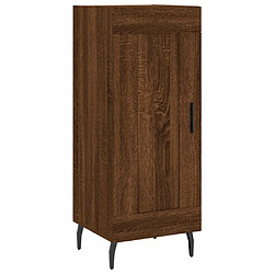 Acheter vidaXL Buffet haut Chêne marron 34,5x34x180 cm Bois d'ingénierie