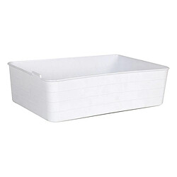 Totalcadeau Organisateur de tiroir triangulaire plastique blanc Mesure - 27 x 9 x 7 pas cher