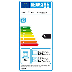 Four intégrable multifonction 60l 60cm a catalyse blanc - afscw21whn - AIRLUX