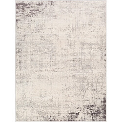 Surya KARIN - Tapis abstrait, Gris et Blanc cassé - 160x215cm