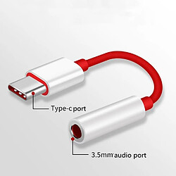 GUPBOO Oneplus USB Type C vers 3,5 mm adaptateur casque Aux câble de convertisseur de musique Audio externe pour un plus 1 + 7 7T 7tpro 6T pas cher