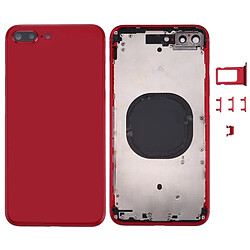 Wewoo Coque arrière Chassis rouge pour iPhone 8 Plus Couverture de logement arrière