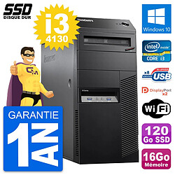 PC Tour Lenovo ThinkCentre M83 Intel i3-4130 RAM 16Go SSD 120Go Windows 10 Wifi · Occasion 