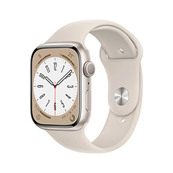 Montre intelligente Apple Watch Series 8 45 mm Blanc Beige 