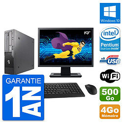 PC Fujitsu E500 DT Ecran 19" Intel G630 RAM 4Go Disque 500Go Windows 10 Wifi · Occasion 