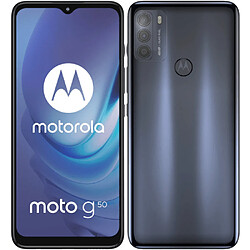 Motorola Moto G50 5G Téléphone Intelligent 6.5" HD+ Qualcomm Snapdragon 4Go 64Go Android 11 Gris