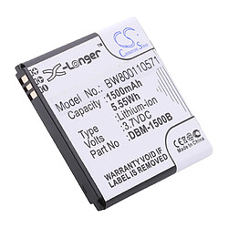 vhbw Batterie remplacement pour Doro DBM-1500B pour smartphone (1500mAh, 3,7V, Li-ion) 