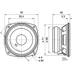 Acheter Alpexe VS-FRS8/4 - Haut-parleur (4007540020037)