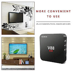 Avis Universal V88 Smart TV Décodeur Android 4K Quad Core 2G 16G WIFI Lecteur multimédia TV Box Home Cinéma (prise UE)