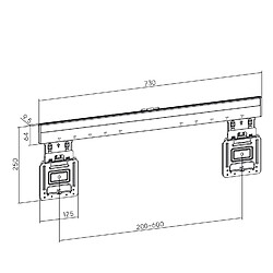 Acheter Support mural MacLean MC-481 37" 80" 75 Kg