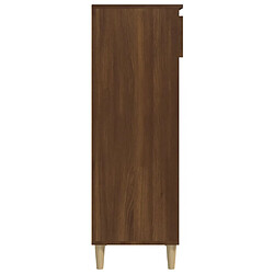 Acheter vidaXL Armoire à chaussures Chêne marron 40x36x105cm Bois d'ingénierie