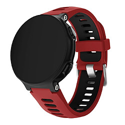 Wewoo Bracelet pour montre connectée en silicone Smartwatch Garmin Forerunner 735XT rouge 