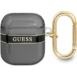 Guess Maroquinerie Guess GUA2HHTSK Housse pour AirPods Noir/Noir 