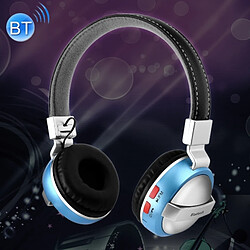 Wewoo Oreillette Bluetooth bleu pour iPhone, Samsung, HTC, Sony et autres Smartphones Stéréo Qualité Sonore V4.2 Casque, Distance: 10m, Soutien 3.5mm Audio Entrée & FM 