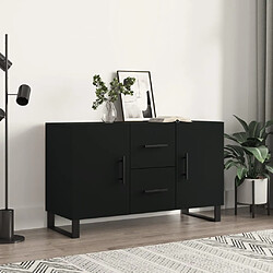 vidaXL Buffet noir 100x36x60 cm bois d'ingénierie 