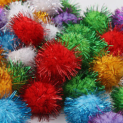 Acheter 170pcs Boules de Pompon Multicolors Rondes 1.5cm et 3.5cm