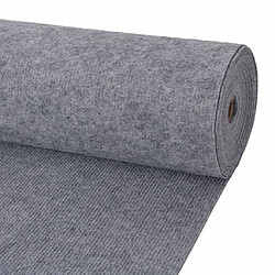 vidaXL Tapis strié pour exposition 1,2x20 m Gris