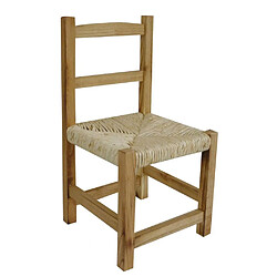 Aubry Gaspard Chaise enfant en bois naturel.