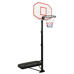 vidaXL Support de basket-ball Blanc 258-363 cm Polyéthylène