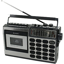 Soundmaster Radio portative DAB+ FM, AM, ondes courtes avec fonction enregistrement noir 