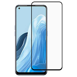 Htdmobiles Verre trempe pour Oppo Reno 7 5G et Find X5 Lite - [Lot de 2] film de protection incurve integral - NOIR