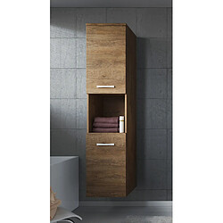 Auco Armoire de rangement de Montreal Hauteur : 131 cm Lefkas - Meuble de rangement haut placard armoire colonne