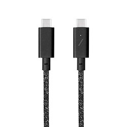 NATIVE UNION Câble Eco Belt USB-C vers USB-C - 2.4m Cosmos Noir