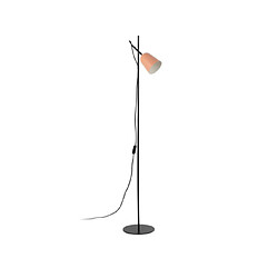 Faro Barcelona Lampadaire Task Noir Mat, Rose pas cher