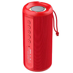 Yonis Enceinte Bluetooth Lumineuse Autonomie 8H Son HD Enceinte Bluetooth Portable Sans Fil Lumineuse Autonomie 6-8H Version 5.0 2000mAh Rouge YONIS