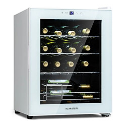 Klarstein HEA-Shiraz-16Quartz Cave à Vin 42L 41dB 16 Bouteilles Ecran Tactile Acier Inoxydable Noir