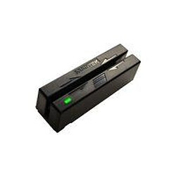 SureSwipe Card Reader, USB Black, Keyboard Emulation, 3-tracks, Dual Head 