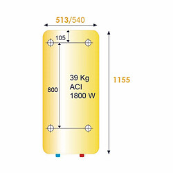 Chauffe eau électrique mural ZENEO ACI Hybride 150L ATLANTIC – 153111