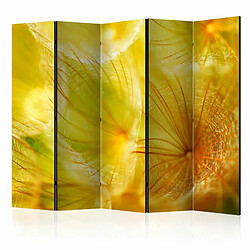 Paris Prix Paravent 5 Volets Soft Dandelion Flower 172x225cm