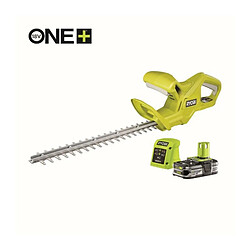 Taille-haies LINEA Ryobi One + RY18HT40A115 - lames 40 cm - écartement 22 mm - 1 batterie lithium+ 18V 1,5 Ah et 1 chargeur 1,5 