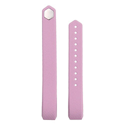 Wewoo Bracelet Violet pour Watchband Alta Watch en silicone à texture oblique, petite taille, longueur: environ 18.5cm clair