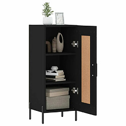 Acheter Maison Chic Buffet,Meuble de Rangement,commode pour salon,Cuisine Noir 34,5x34x90 cm Bois d'ingénierie -MN88354