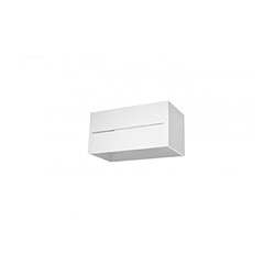 Luminaire Center Applique murale LOBO MAXI aluminum blanc 2 ampoules Matériau : aluminum  Coloris : blanc   Dimensions en Cm : 20 x 10 x 10  Nombre d'ampoules : 2  Type d'ampoule : G9  Puissance en Watts (W) : 40  Ampoules incl