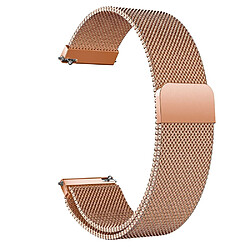 Avis Wewoo Bracelet pour montre connectée de poignet en acier inoxydable magnétique Milanis WatchBand Galaxy Watch Active 20mm Or Rose