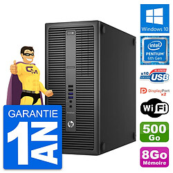 PC Tour HP EliteDesk 800 G2 Intel G4400 RAM 8Go Disque 500Go Windows 10 Wifi · Occasion 