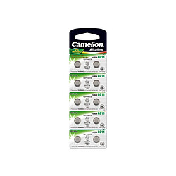 Pack de 10 piles Camelion Alcaline AG11/LR58/LR721/362 0% Mercury/Hg 