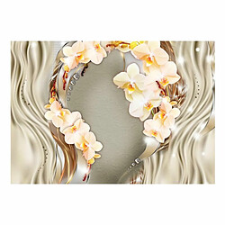 Paris Prix Papier Peint Wreath of Orchids 105 x 150 cm