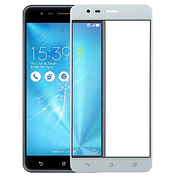 Wewoo Écran avant avec lentille en verre pour Asus Zenfone 3 Zoom ZE553KL / Z01HD Blanc