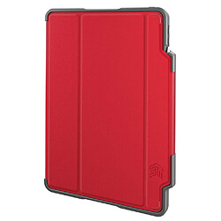 stm goods Étui pour iPad Pro 11 pouces 2018 Folio Stand Modèle Dux Plus avec Porte-stylet Rouge pas cher