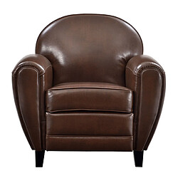 Rendez Vous Deco Fauteuil Club marron