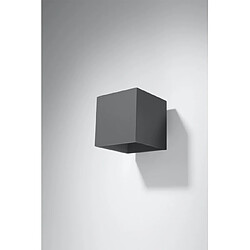 Acheter Luminaire Center Applique murale QUAD aluminum anthracite 1 ampoule