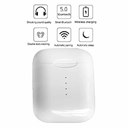 CABLING®Oreillette Bluetooth, oreillette Bluetooth sans Fil, oreillette Bluetooth sans Fil Bluetooth 5.0 I10 TWS, oreillette Tactile compatible pour iPhone, téléphone Android