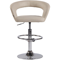 Non Tabouret de bar Jaen simili cuir